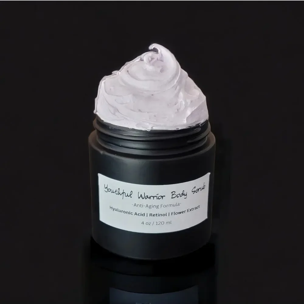 DIY Youthful Warrior Anti-Aging Body Scrub Exfoliant - Vegan Organic